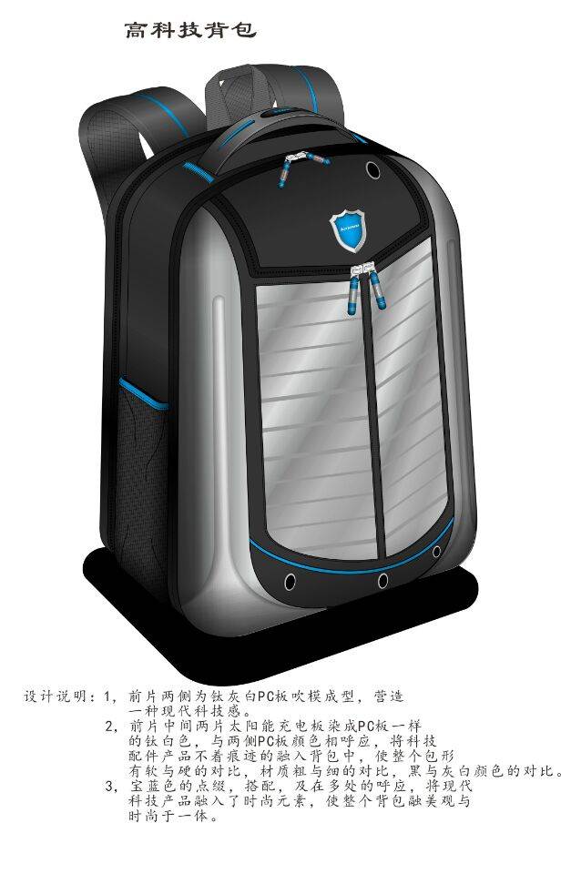 太陽能背包系列與傳統配飾 服裝與鞋帽設計的可持續發展思考